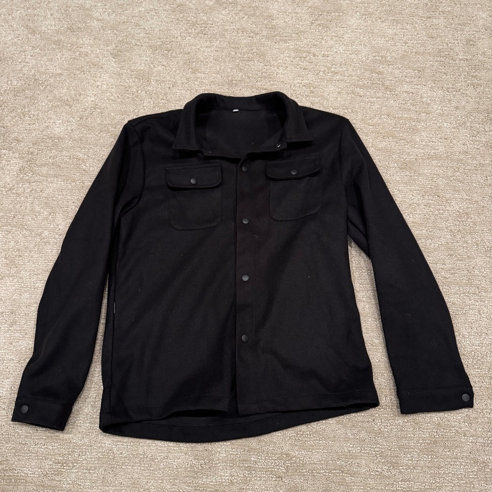 Black Button Up Jacket
